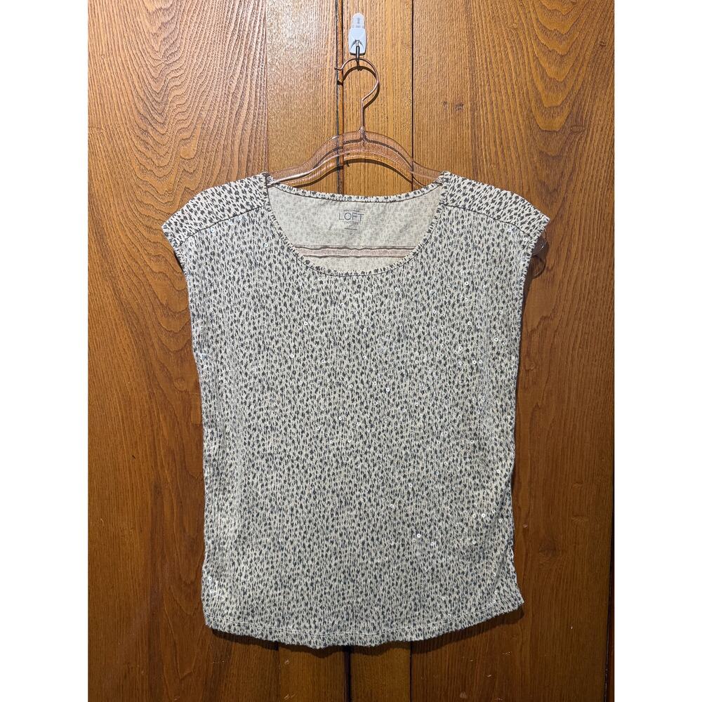 Ann Taylor LOFT Sequin Tank Top | Women's SP